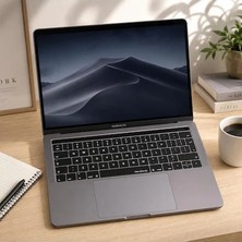 Genelec Avrupa Ingilizce Klavye Koruyucu Macbook Pro 13 15 Touch Bar Uyumlu A1706 A1989 A2159 A1707 A1990 Uk Iso Ters L Enter Silikon Keyboard Cover Siyah