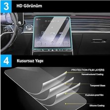 Abentiny Tesla Model Y Juniper Uyumlu 2025 2026 Model 2026 Performance Paket Hariç 15.4 Inç Multimedya Ekran ve 8 Inç Dokunmatik Ekran 9h Nano Ekran Koruyucu Set