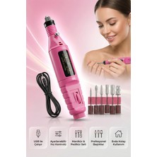 Empressco Elektrikli USB Tırnak Törpü Seti Manikür Pedikür Protez Tırnak Ayak Nasır ve Tırnak Mantar Makinesi