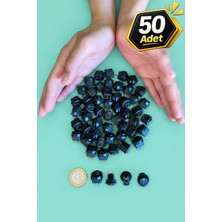 Tabis Yuvarlak Mini Anahtar | 50 Adet | 2 Pin | 15 mm | Aç Kapa On-Off Işıksız Switch Mini Buton | KCD11 Siyah