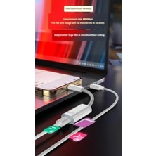 Genelec 45W Type C To Lightning Kulaklık Dönüştürücü Hızlı Şarj Ipad Yuva Çevirici Müzik Dinleme Arama Otgklk