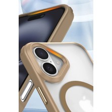 Eco Port Apple Iphone 16 Plus Kılıf Enka Magsafe Silikon Kılıf - Desert