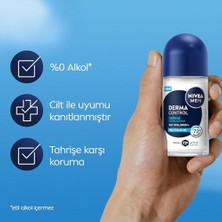 Men Erkek Roll On Deodorant Derma Control Defend 50 Ml, 72 Saat Anti Perspirant Koruma, Tahrişe Karşı Koruma,hyaluronik Asit, Pro Vitamin B5,alkolsüz Formül