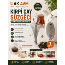 Ak Avm Paslanmaz Çelik Çay Süzgeci Demlik Ucu Ince Filtre Kirpi Çay Süzgeci 1 Ade