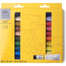 Winsor & Newton : Galeria : Access : Akrilik Boya Seti : 20 Renk x 12 ml Tüp