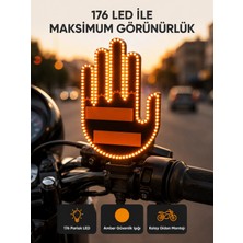 Shopwave El Hareketiyle Kontrol Edilen 176 LED Amber Güvenlik Lambası