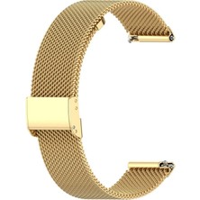 Hsc Bilişim 22MM Gear S3 Watch 4 -Gt2 GT2E 46MM Kayış Kordon Milano Metal Klasik KOPÇA-(1903)