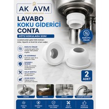 Ak Avm Lavabo Koku Giderici Conta Silikon Gider Contası Koku ve Böcek Önleyici
