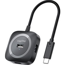 4 Portlu Type-C To USB 2.0 Çoklayıcı Hub