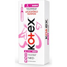 Kotex Aplikatörlü Tampon Super 8’li