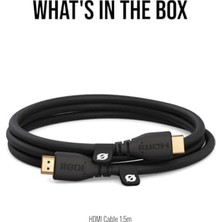 Hdmı-1.5 Premium Yüksek Hızlı HDMI Kablosu Ethernetli (1,5m/5ft, Siyah)