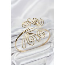 Pazu Bileklik Gold Renk Pirinç Bohem Model