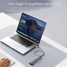 4 Portlu 10GBPS Type-C To 4*usb-C 3.2 Gen2 Type-C Çoklayıcı Dönüştürücü Hub