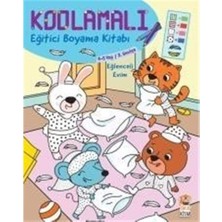 Kodlamalı Eğitici Boyama Kitabı - Eğlenceli Evim: (4-5 Yaş 2. Seviye)