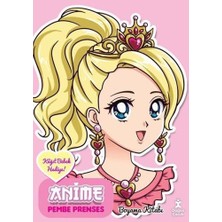 Anime Pembe Prenses Boyama Kitabı