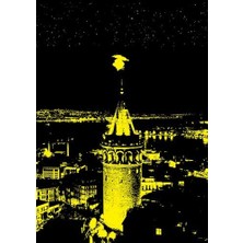 Galata Kulesi 1000 Parça Neon Puzzle