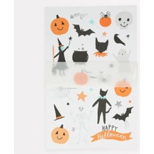 - Happy Halloween Tattoo Sheet - Bayramı Geçici Dövmeler (2'li)