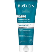 Acnium Sebum Dengeleyici Yüz Yıkama Jeli – Niasinamidli, Termal Sulu, Bitkisel Kompleksli, Akneye Eğilimli ve Yağlı Ciltler Için, 200 ml