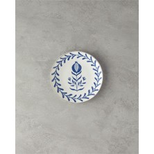 Carnival Porselen Pasta Tabağı 20 cm Lacivert-Beyaz