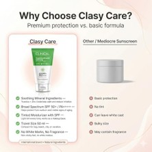 Mineral Güneş Kremi Spf 50 – Truecica Hassas Ciltler Için Yatıştırıcı Yüz Güneş Koruyucu, Tinted Nemlendirici Spf’li, Geniş Spektrum Pa++++, Seyahat Boyu, 50 ml