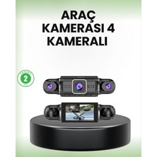 Hace Bazaar Gps’li 4 Kameralı Araç Iç Dış Kayıt Sistemi 1080P Wifi Destekli