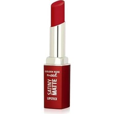 Satiny Lipstick No:08 Candy Red - Mat Ruj