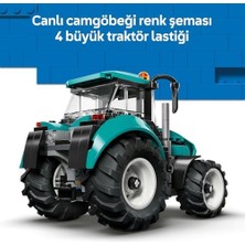 City Traktör 60498 – 6 Yaş ve Üzeri Erkek ve Kız Çocuklar Için Çiftçi Minifigürü Içeren Yaratıcı Dekoratif Oyuncak Araba Yapım Seti, Çocuklar Için Eğlenceli Hediye Fikri (204 Parça)