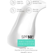 Yağlı Ciltler Için Mat Bitişli 50SPF Uva