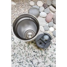 Komple 304 L Çelik Beyaz 500 ml Kahve Termos Mug CIN229BY