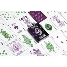 Villains Oyun Kartları – Yeşil Veya Mor | Poker, Kaykay, Koleksiyoncular ve Hayranları Için