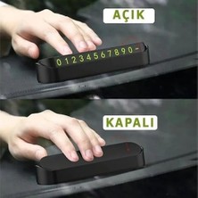 Bybaby Araç Fosforlu Numaratör, Açık ve Kapalı Kullanım, Kolay Kurulum