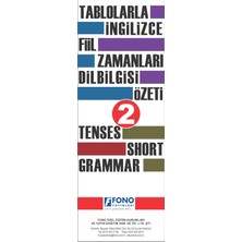 Tablolarla Ingilizce Fiil Zamanları Dilbilgisi Özeti 2