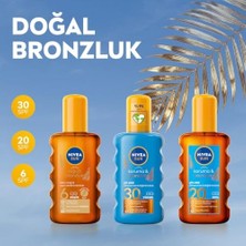 Sun Karoten Özlü Yoğun Bronzlaştırıcı Güneş Yağ Sprey 200ML, E Vitamini,doğal ve Altın Rengi Bronzluk