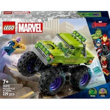 ǀ Hulk Kamyonu, Thanos'a Karşı 76312-7 Yaş ve Üzeri Çocuklar Için Yaratıcı Oyuncak Yapım Seti, Doğum Günü Hediyesi Fikri (229 Parça)