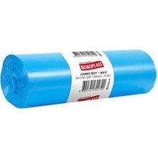Jumbo Endüstriyel Çöp Torbası 10'lu 80X110 Cm, Dayanıklı & Sızdırmaz, Çift Katlı, Geri Dönüştürülebilir Çöp Poşeti, Fabrika, Şantiye,sanayi, Bahçe, Restoran, Otel, Hastane, Atölye, Depo