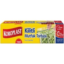 Küçük Boy Kilitli Mutfak Torbası 12'li Set, Sızdırmaz ve Hava Geçirmez Gıda Saklama Poşeti 19X25 Cm, Bpa Içermez, Sebze, Meyve, Et, Yemek Saklama Torbası, Yıkanabilir Kilitli Mutfak Poşeti