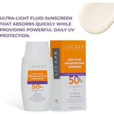 Licape Yüksek Koruma Suya Dayanıklı 50 Spf Likit Güneş Kremi – Tüm Cilt Tiplerine Uygun, Hafif ve Hızla Emilen Güneş Koruyucu – Uva/uvb Koruması ile Nemlendirici Formül – 50 ml