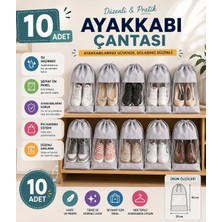 MAYAGLORY 10 Adet Pencereli Ayakkabı Hurcu Ayakkabı Yıkama Çantası Ayakkabı Taşıma Koruma Hurcu Seyahat Hurcu