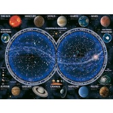 1500P Puzzle Gök Haritası, Yapboz