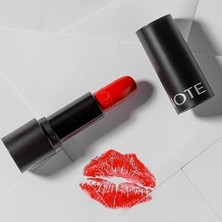 Deep Lipstick 10 Fall In Pink Kremsi Dokulu Yarı Parlak Ruj, Kahverengi