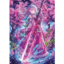 Pembe Kılıç 1000 Parça Puzzle