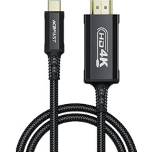 Acefast Usb-C To HDMI 4K Hdr Destekli 1.8 Metre Video Aktarım Kablosu - C1-10