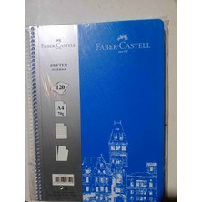 Faber Castell 120 Yaprak Cızgılı Notebook Defter A4 Spırallı