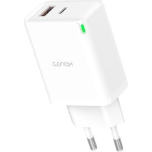 45W Super Fast Ultra Hızlı Pd + USB Şarj Adaptörü