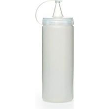 Sızdırmaz Şeffaf Kapaklı Yağlık Sosluk Şişesi Plastik Yağdanlık 400 ml AP-9028
