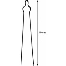 Kral Mangal Köz Maşası Siyah (40 Cm)
