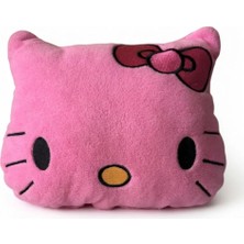 Işık Kasabası Sevimli Hello Kitty Peluş Yastık Pembe Uyku Arkadaşım