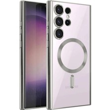 Eco Port Samsung Galaxy S23 Ultra Kılıf Kross Magneticsafe Kapak - Gümüş