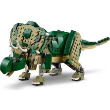3’ü 1 Arada T. Rex 31151 – 9 Yaş ve Üzeri Için Triceratops Veya Pterodactyl Içeren Yaratıcı Dinozor Modeli Yapım Seti (626 Parça)