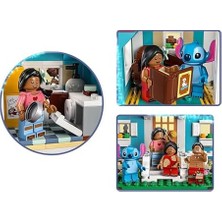 Lilo ve Stiç Plaj Evi 43268-9 Yaş Üzeri Prenses Seven Kız ve Erkek Çocuklar Için 6 Odası ve Çatı Gözlemevi Olan Uzay Gemisi ve 5 Minifigür Içeren Yaratıcı Oyuncak Yapım Seti (834 Parça)